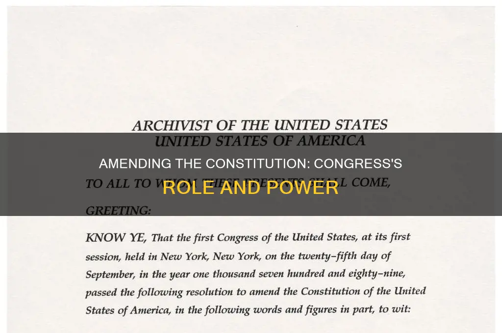 how can congress amend the constitution