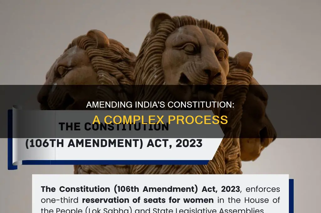 how can constitution be amended in india