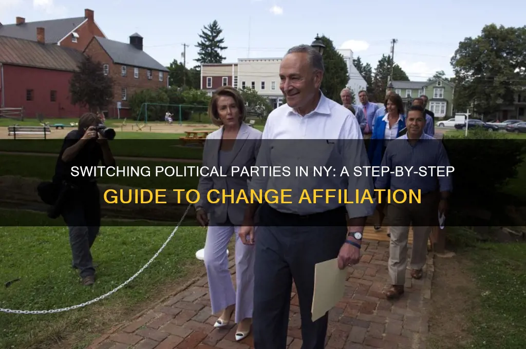 how can i change my political party affiliation in ny