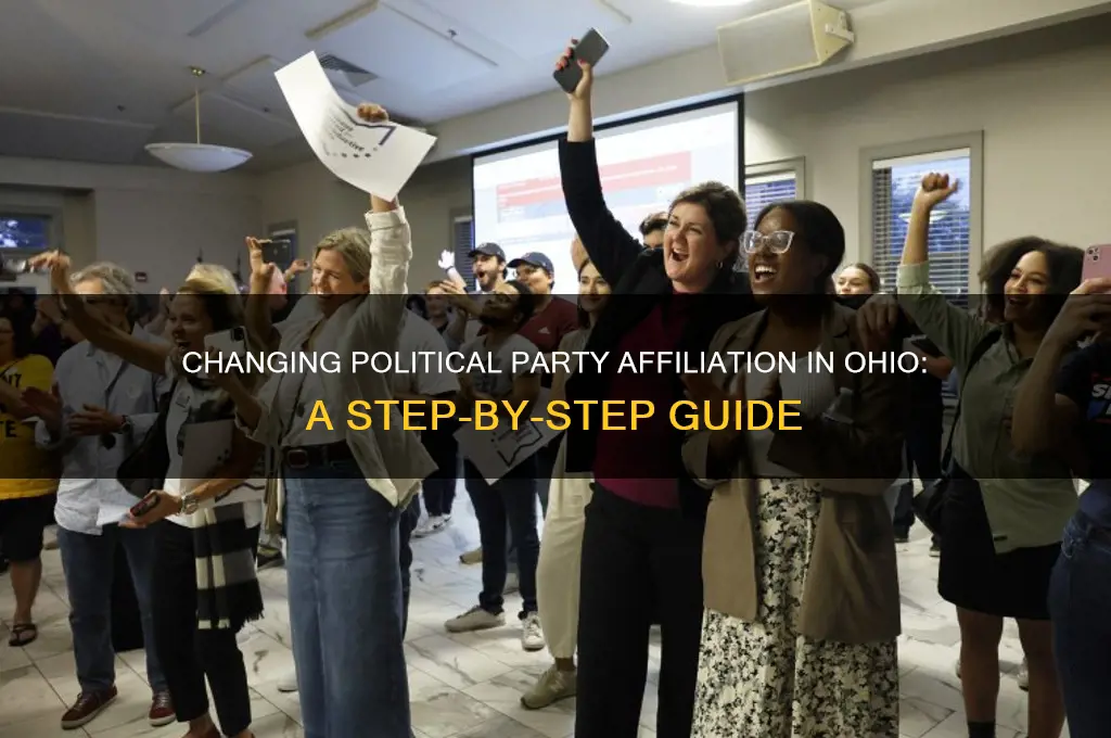 how can i change my political party affiliation ohio