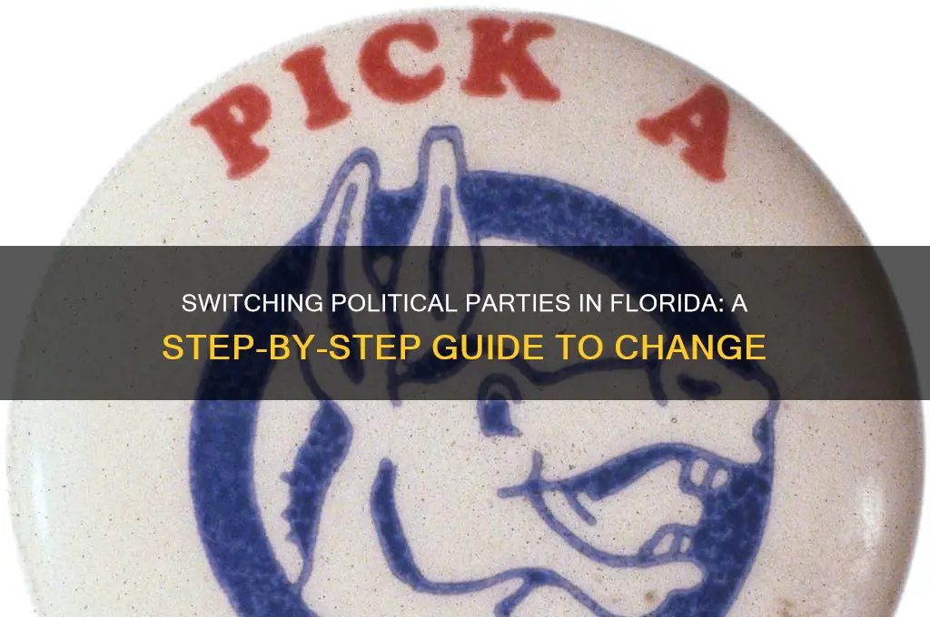how can i change my political party in florida
