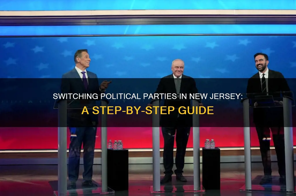 how can i change my political party in nj