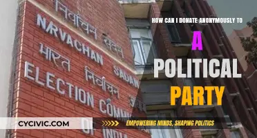 Donate Anonymously to Political Parties: A Step-by-Step Guide