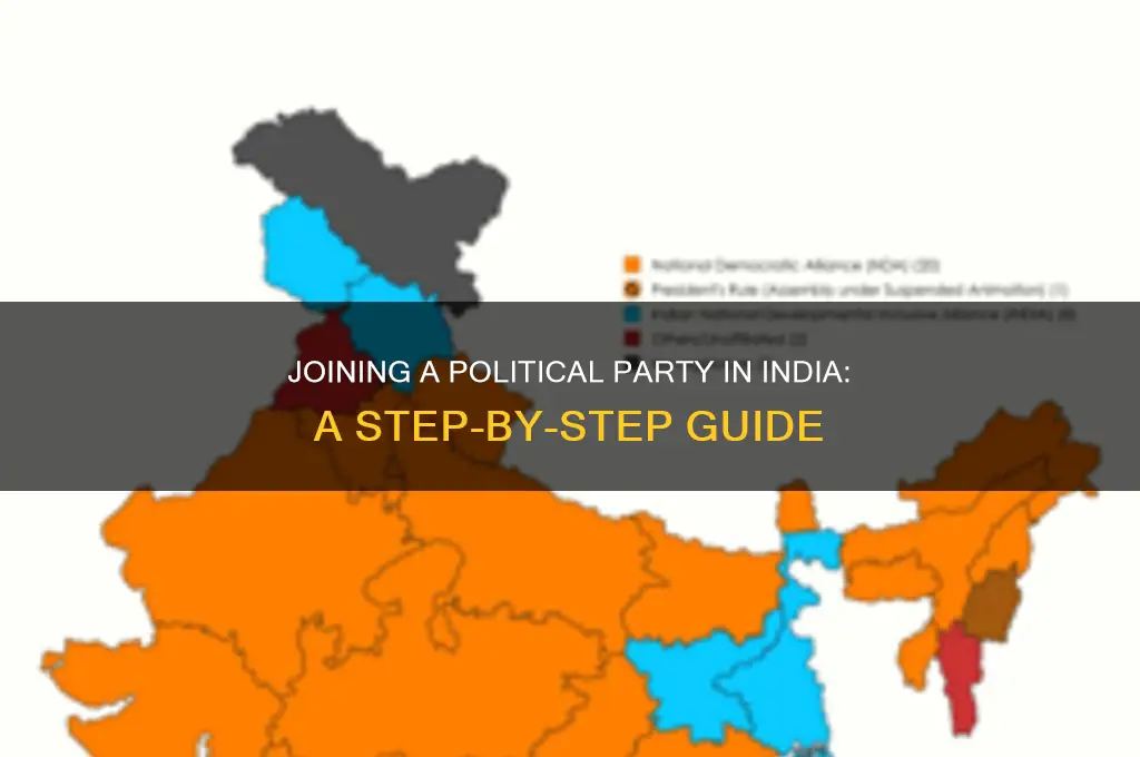 how can i join a political party in india