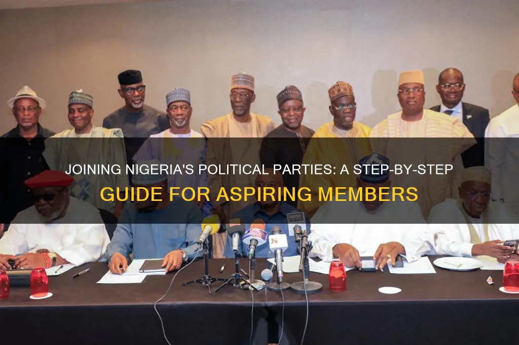 how can i join a political party in nigeria