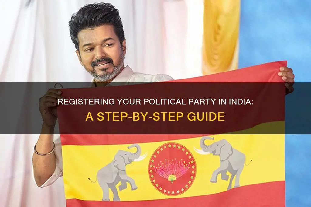 how can i register my political party in india