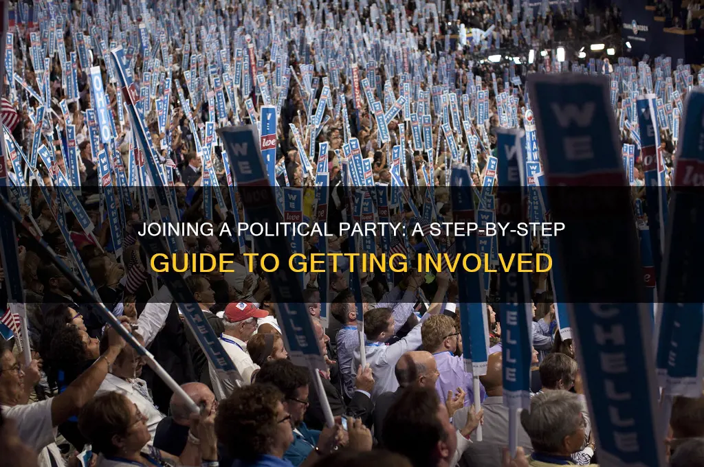 how can one join a political party