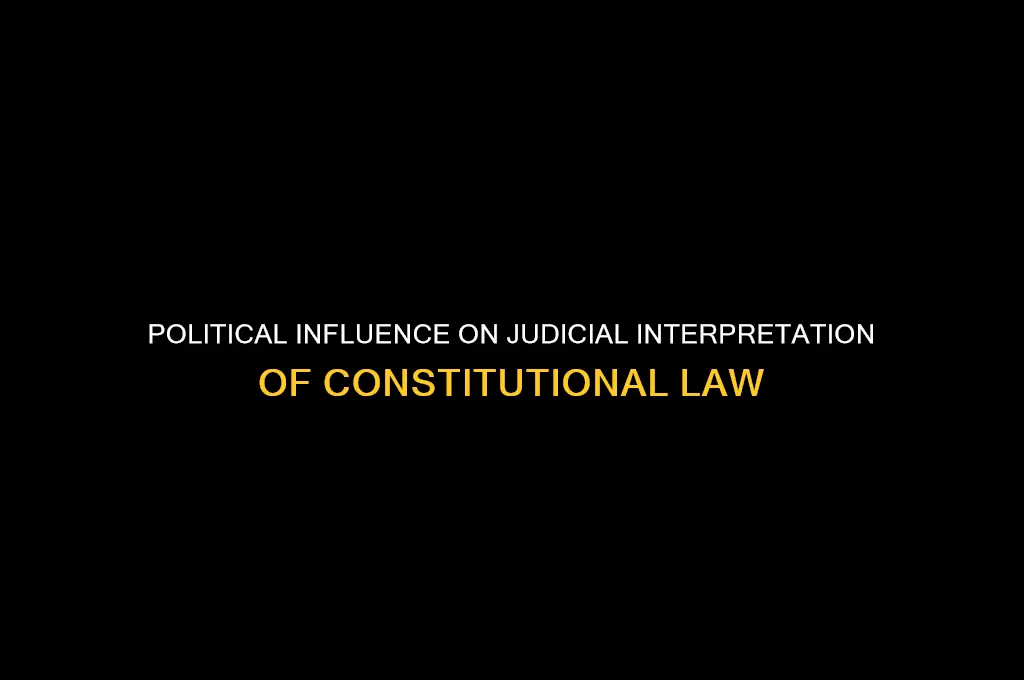 how can political parties affect judicial interpretation of the constitution