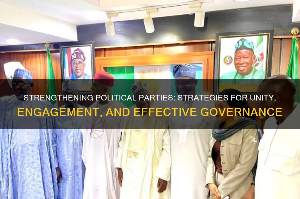 how can political parties be strengthened