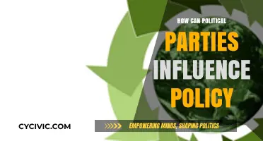 How Political Parties Shape Policy: Strategies, Power, and Influence Explained