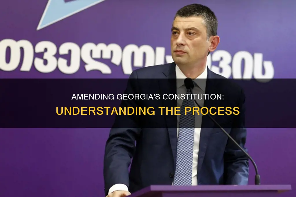 how can the georgia constitution be amended