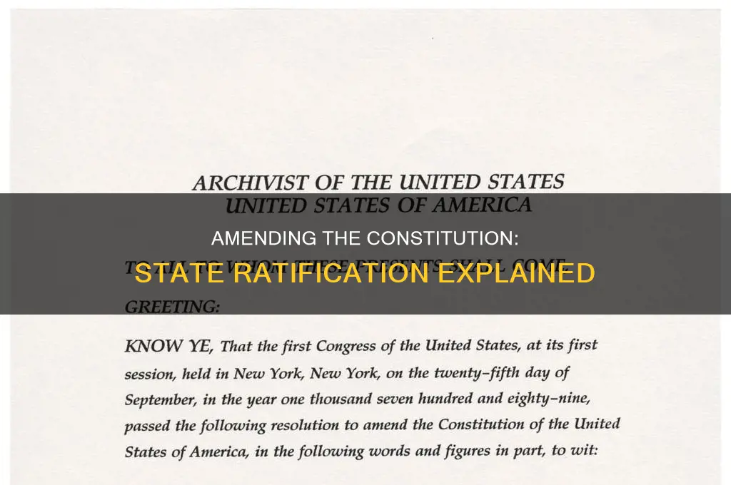 how can the states ratify an amendment to the constitution