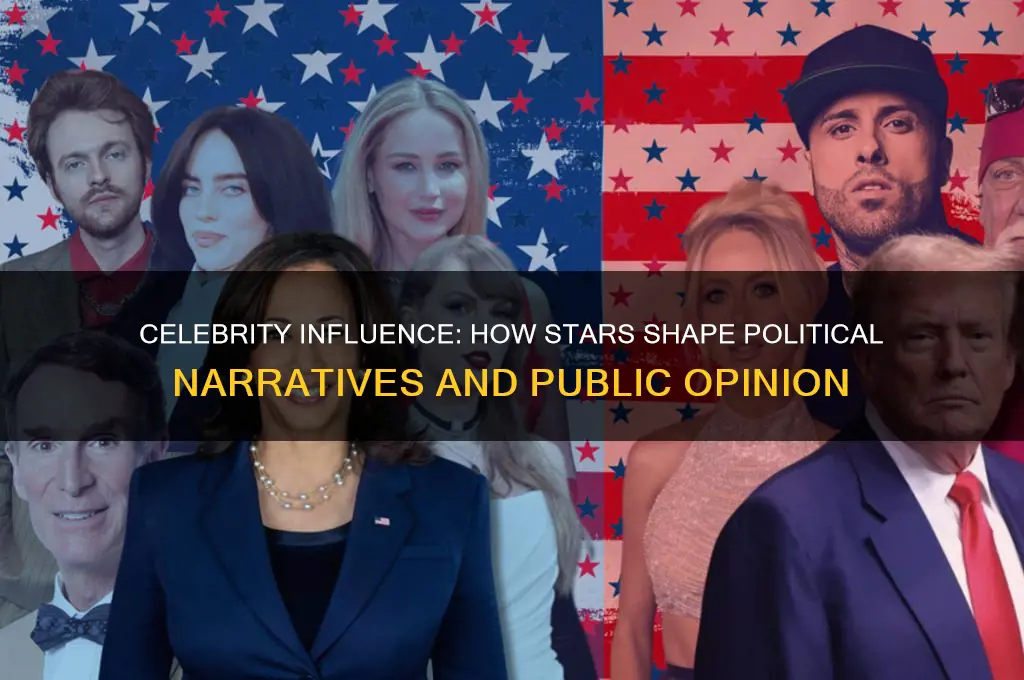 how celebrities shape politics