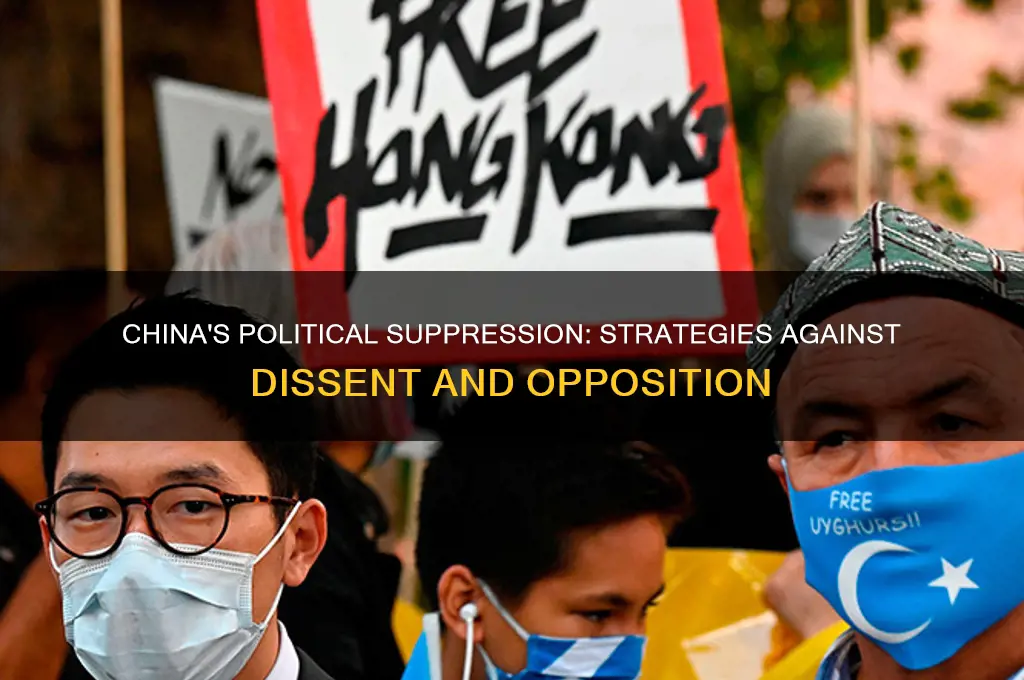 how china treat political oppoent