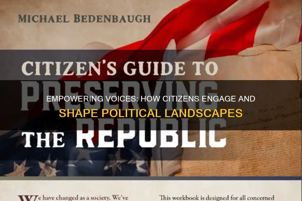 how citizens participate in politics