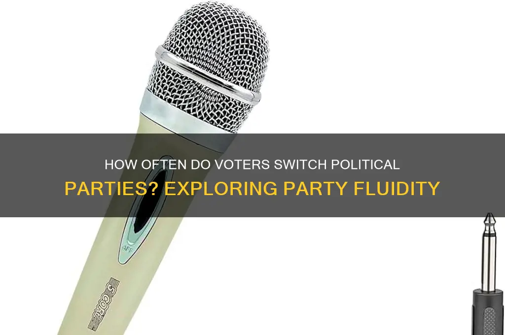 how common is it for somene to change political parties