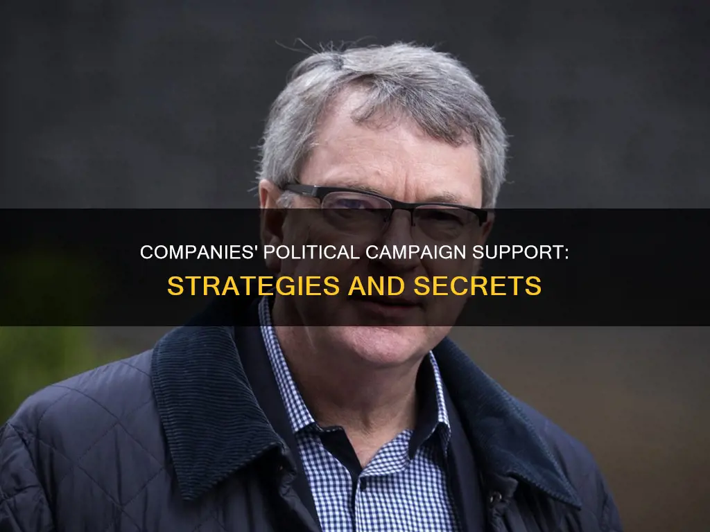 how companies help political campaigns