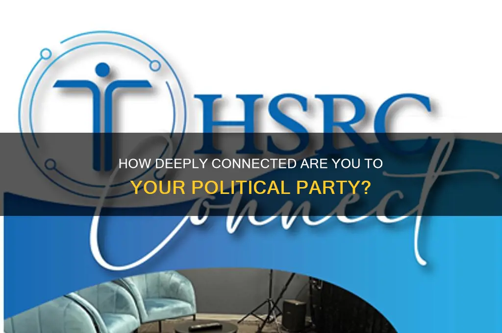 how connected do you feel to the political party
