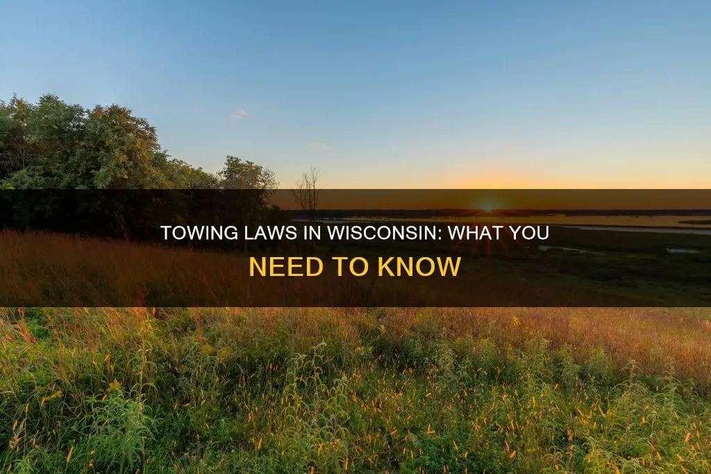 how constitutes illegally towing a vehicle in wisconsin