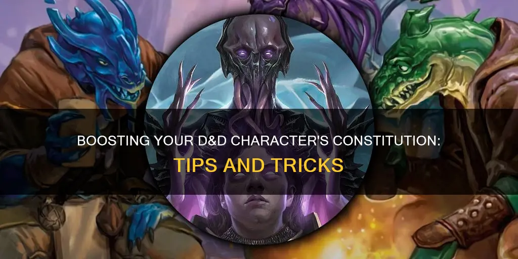 how could a d&d character increase their constitution