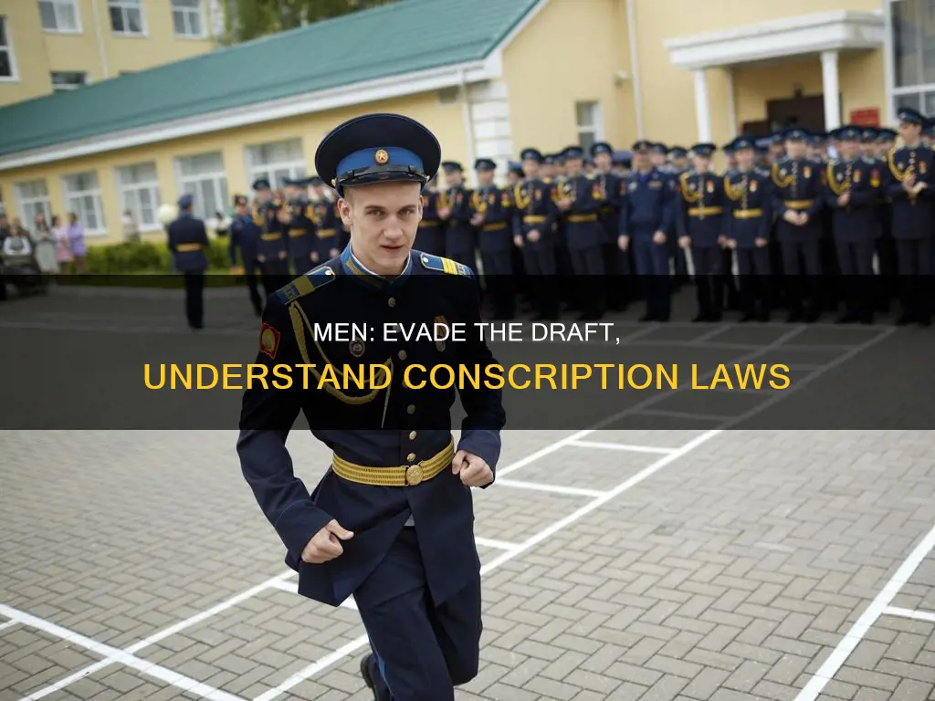 how could men avoid the draft constitutional conscription