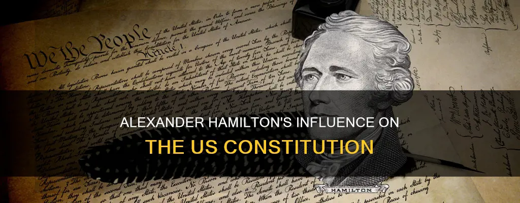 how did alexander hamilton help draft the constitution