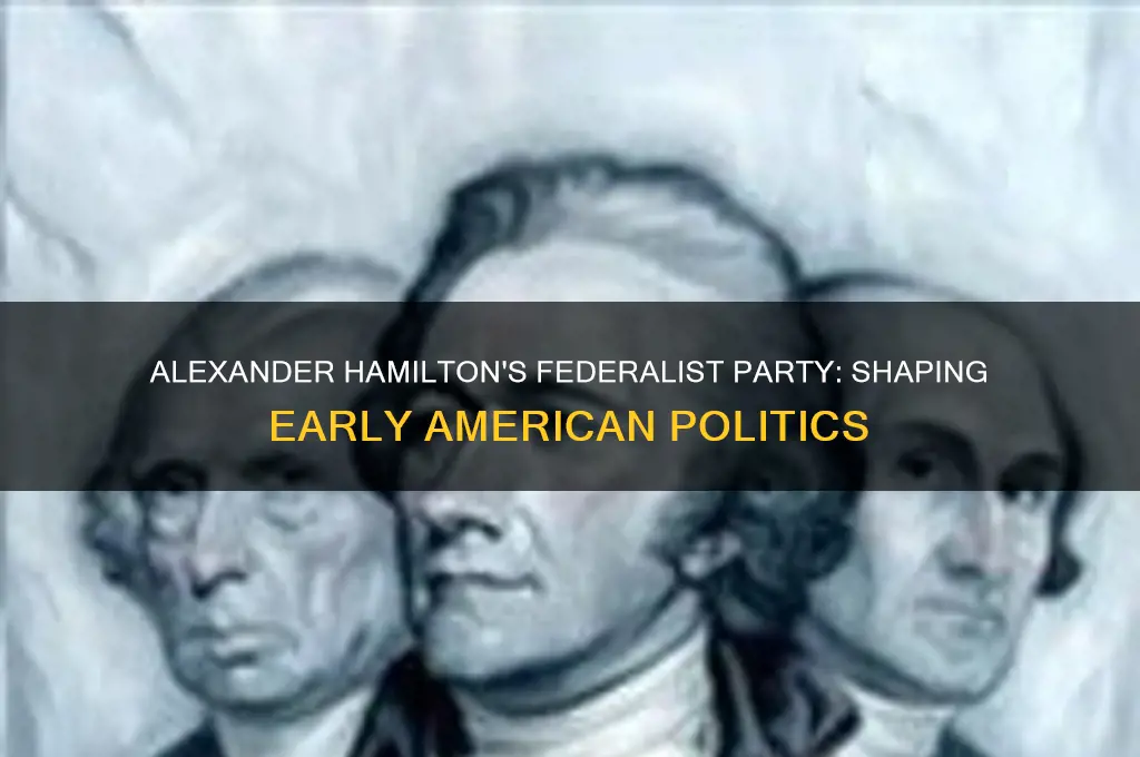 how did alexander hamilton political party