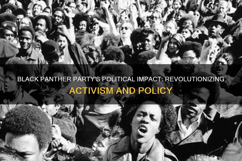 how did black panther party affect politics