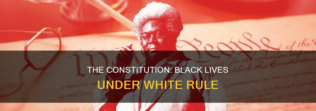 how did black people lived during the constitution