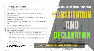 Checks and Balances: Constitution and Declaration's Evolution