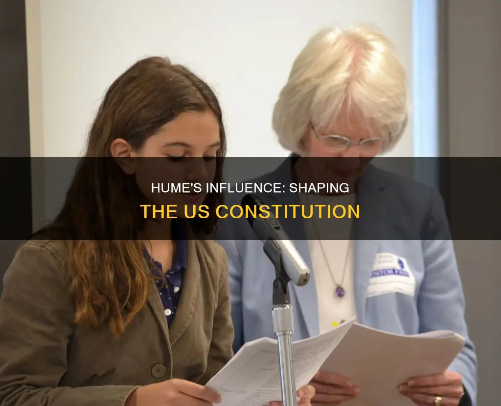 how did david hume influence the us constitution