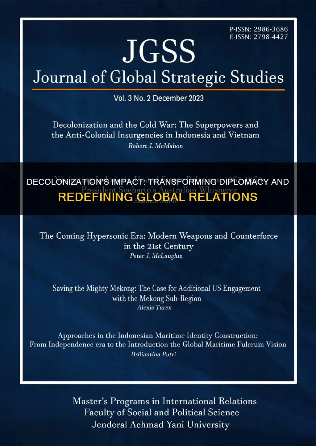 how did decolonization transform diplomacy