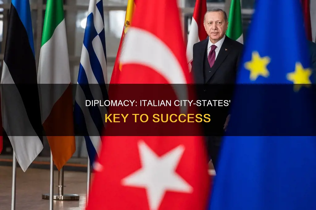 how did diplomacy help the italian city-states