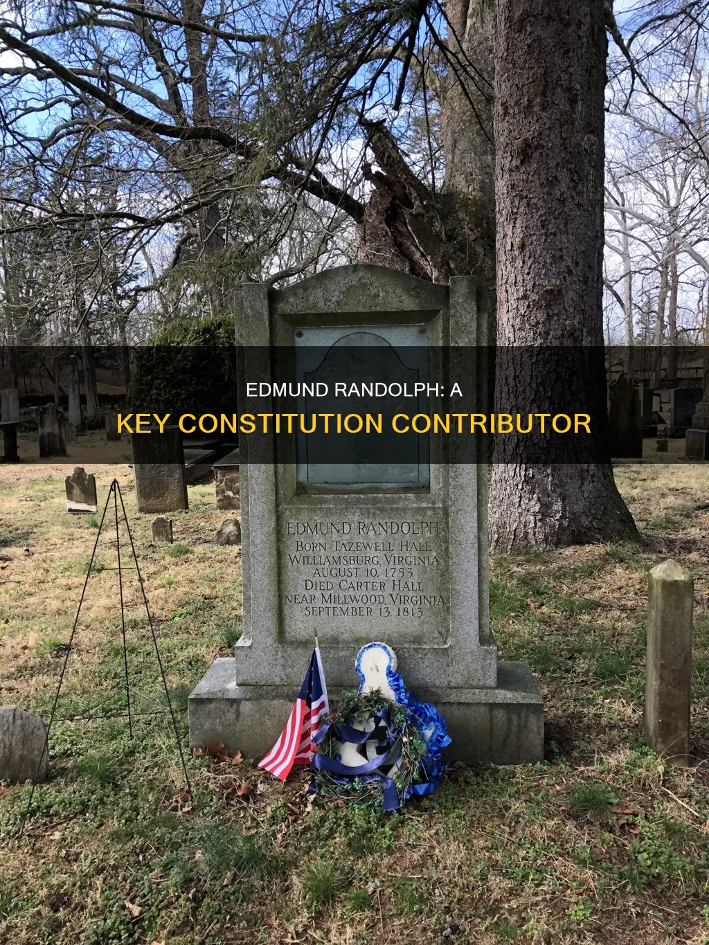how did edmund randolph contribute to the constitution