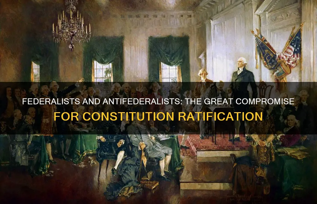 how did federalists and antifederalists compromise to ratify constitution