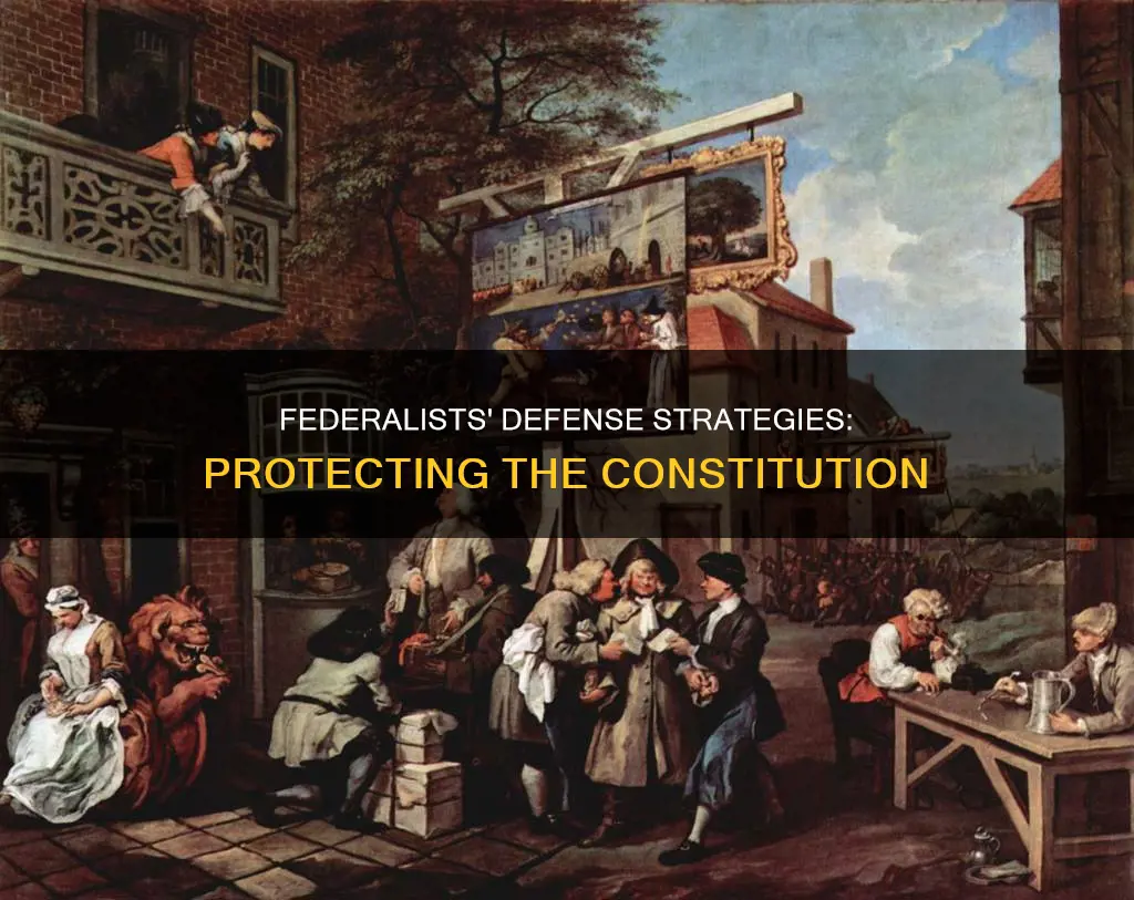 how did federalists defend the constitution