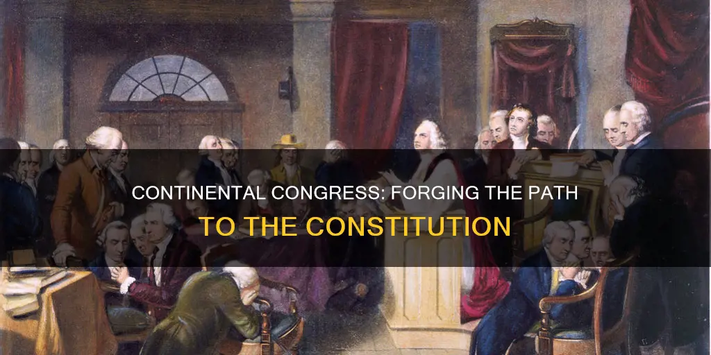 how did first continental congress led to constitution