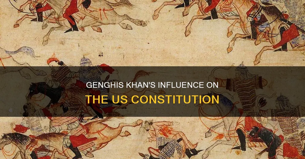 how did genghis khan inspire the us constitution