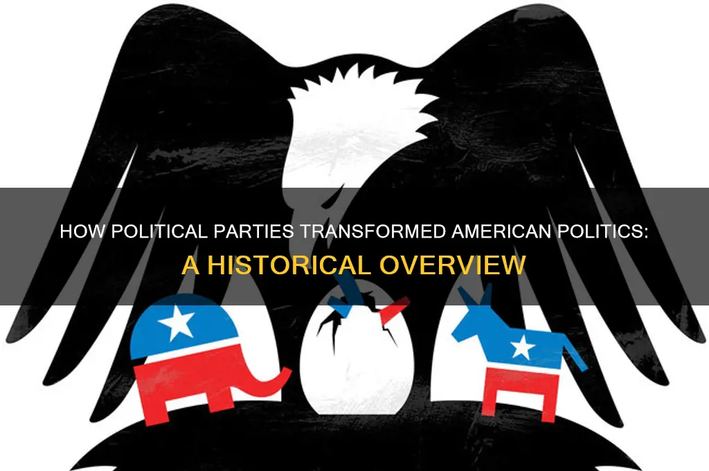 how did having political parties shape the amerncain politis