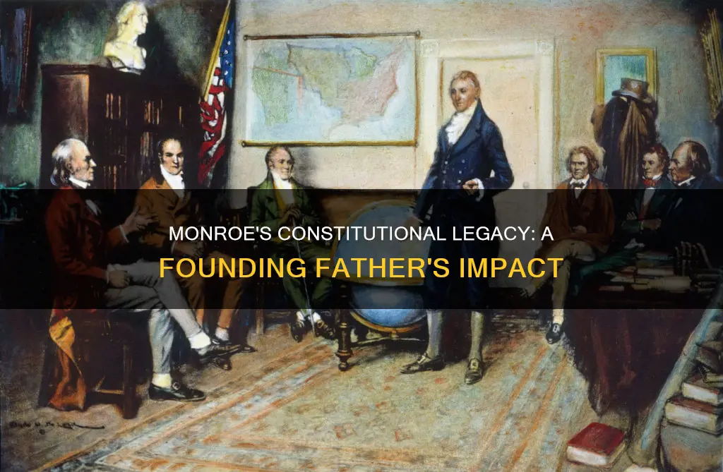 how did james monroe contribute to the constitution