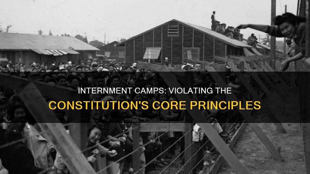 how did japanese internment camps violate the constitution