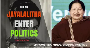 From Silver Screen to Political Power: Jayalalitha's Journey into Politics