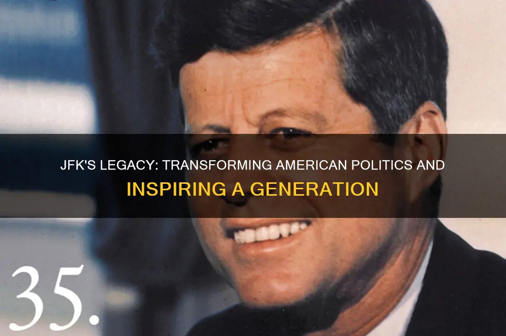 how did jfk revolutionize politics