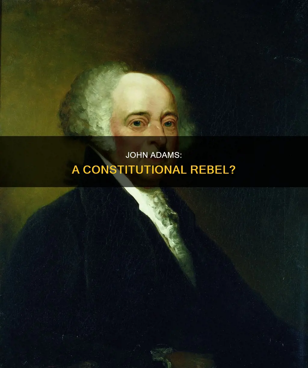how did john adams go against the constitution