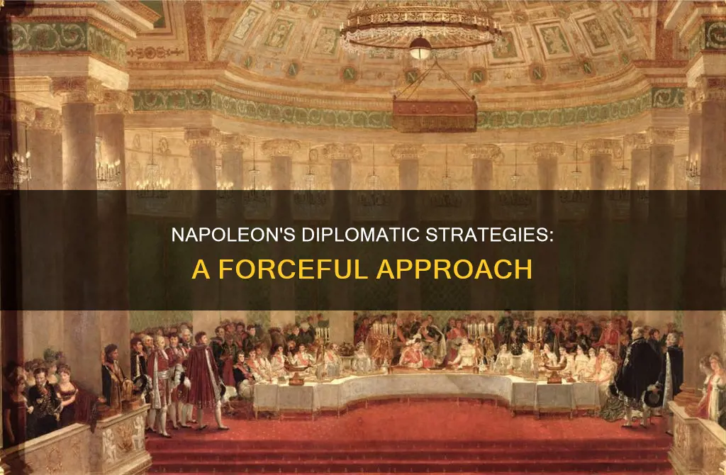 how did napolein approach diplomacy
