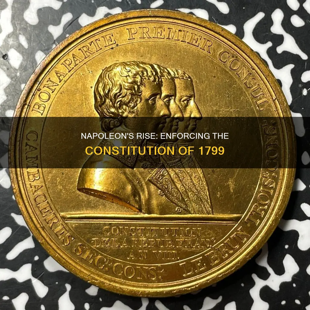 how did napoleon enforce the constitution of 1799
