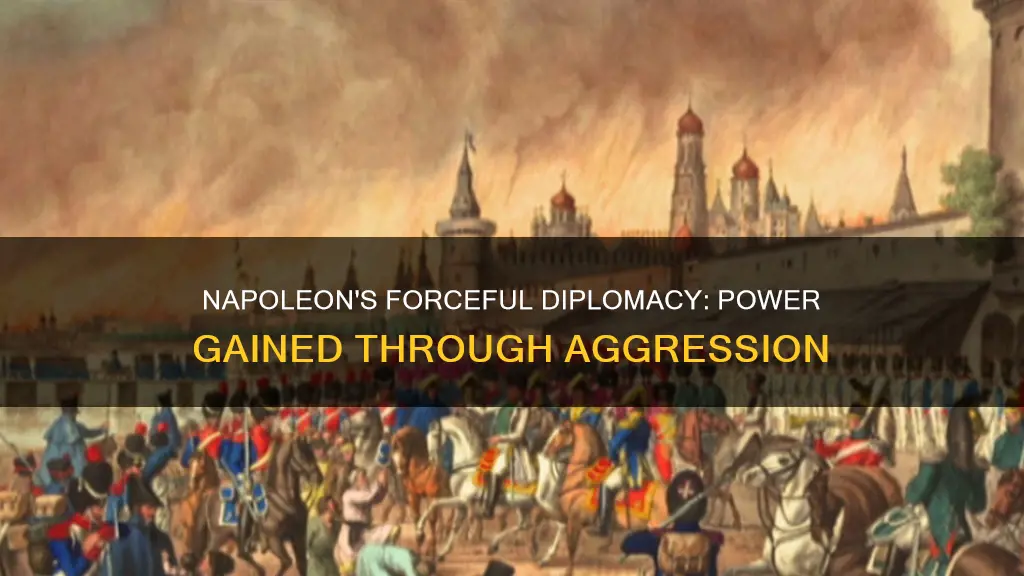 how did napoleon use forceful diplomacy to gain power