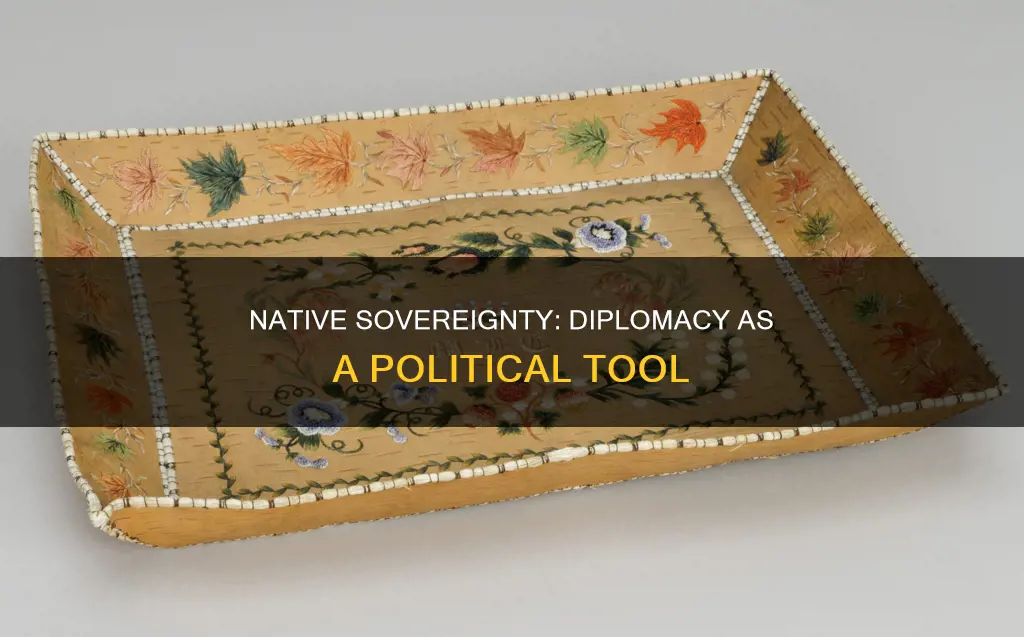 how did native peoples use diplomacy to maintain political sovereignty
