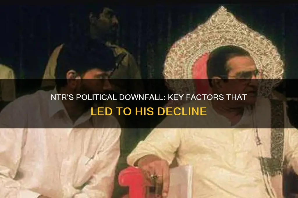 how did ntr lose politics
