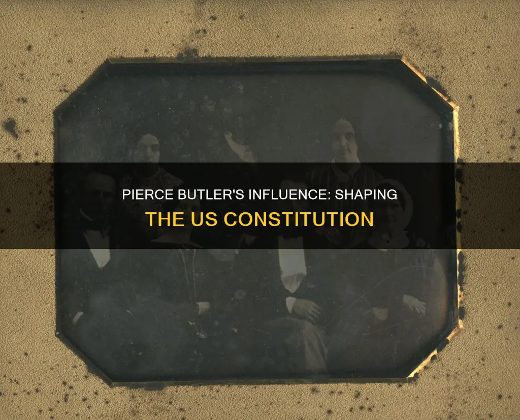 how did pierce butler contribute to the constitution